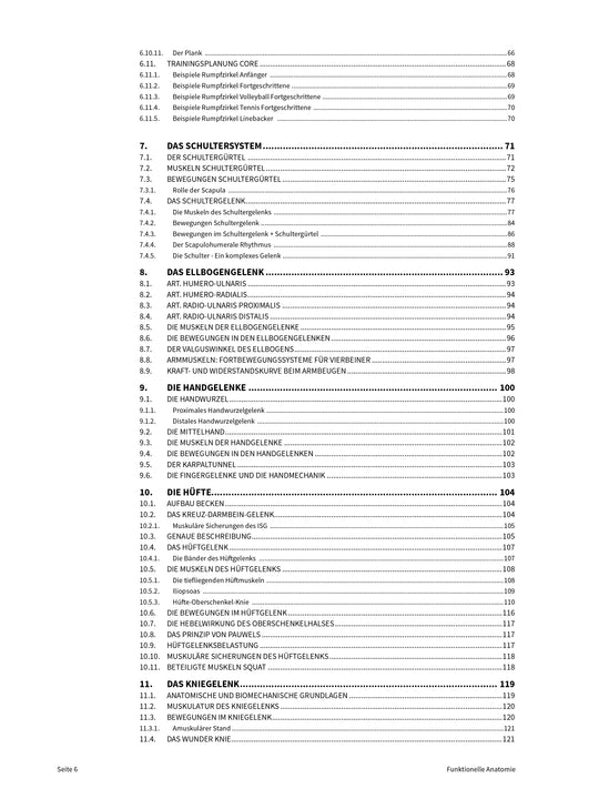 FUNKTIONELLE ANATOMIE