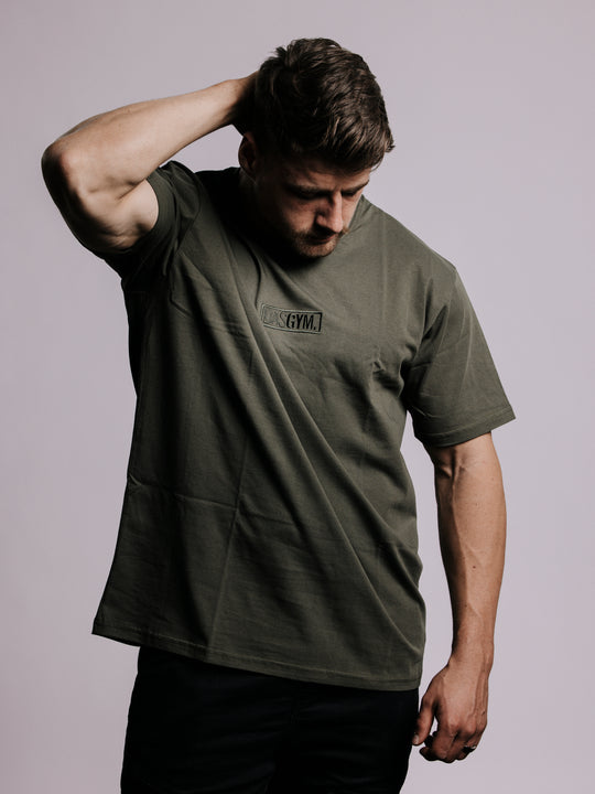 DASGYM. Oversize T-Shirt MILITARY GREEN