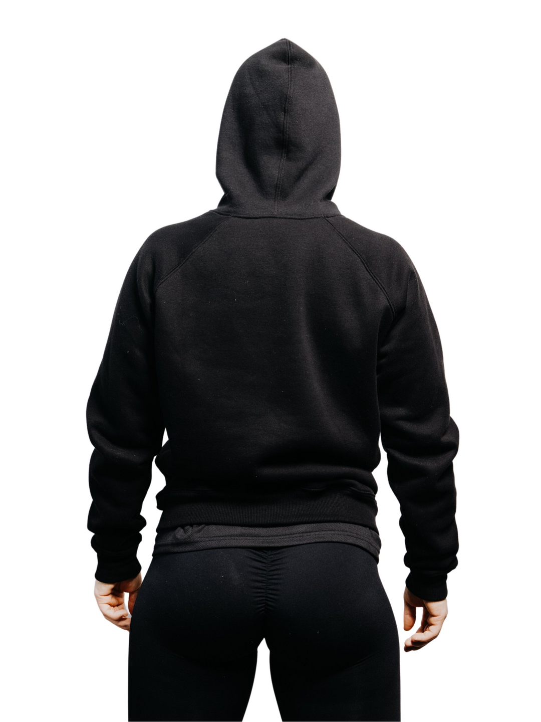 DASGYM. WOMEN HOODIE BLACK BLACK