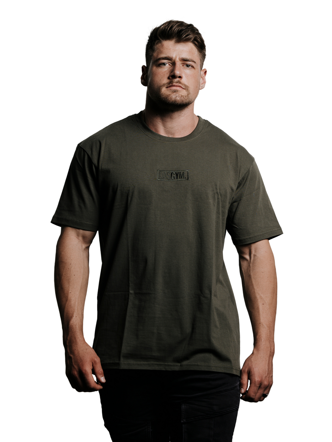 DASGYM. Oversize T-Shirt MILITARY GREEN