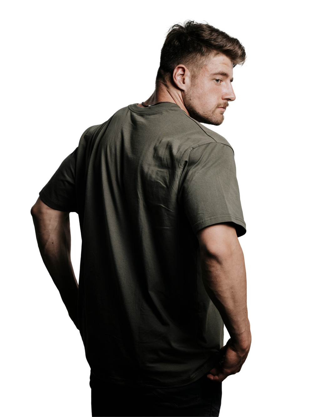 DASGYM. Oversize T-Shirt MILITARY GREEN