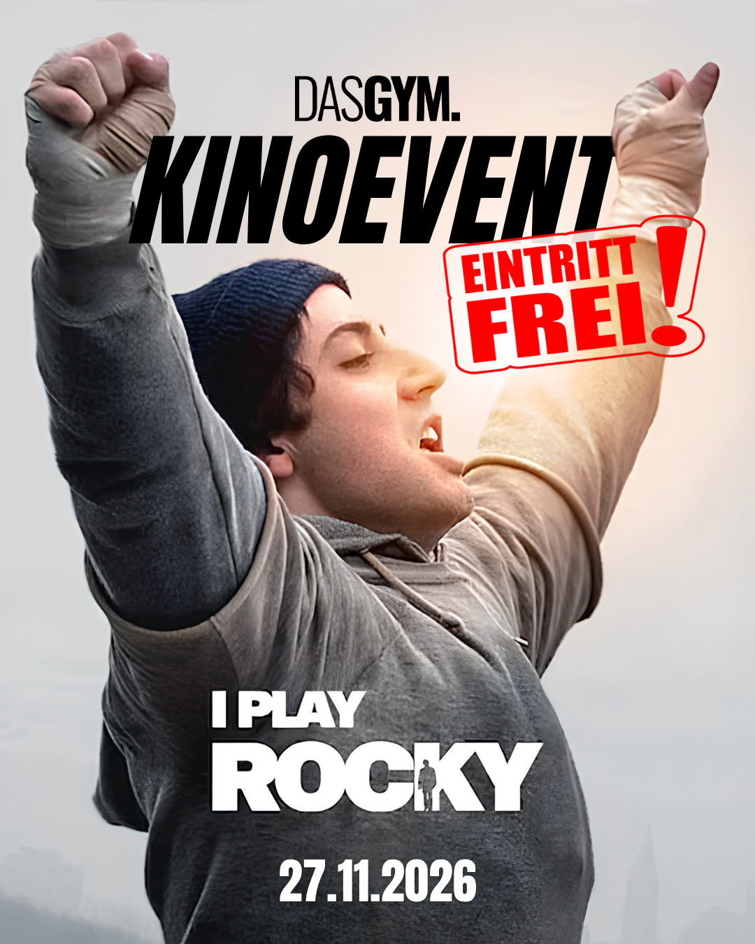 DASGYM. Kinoevent - I play Rocky