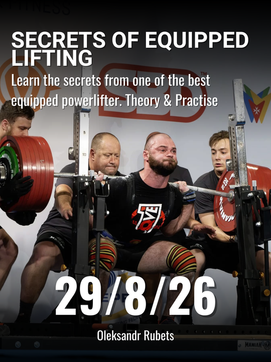Secrets of Equipped Lifting with Oleksandr Rubets