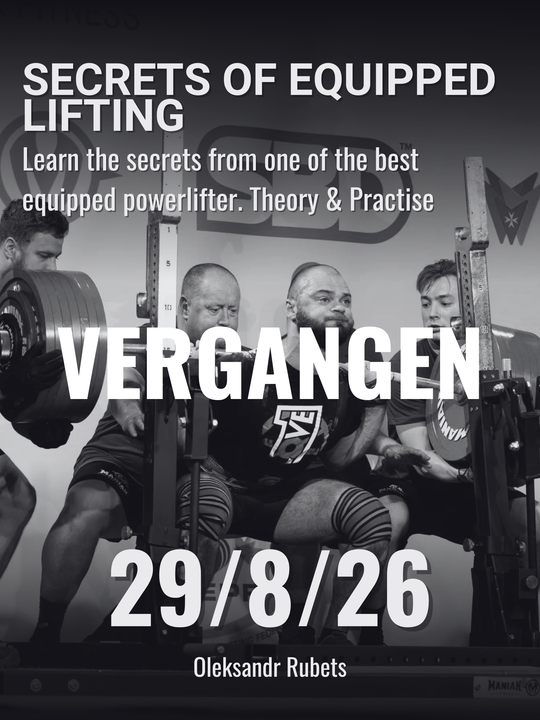 Secrets of Equipped Lifting with Oleksandr Rubets
