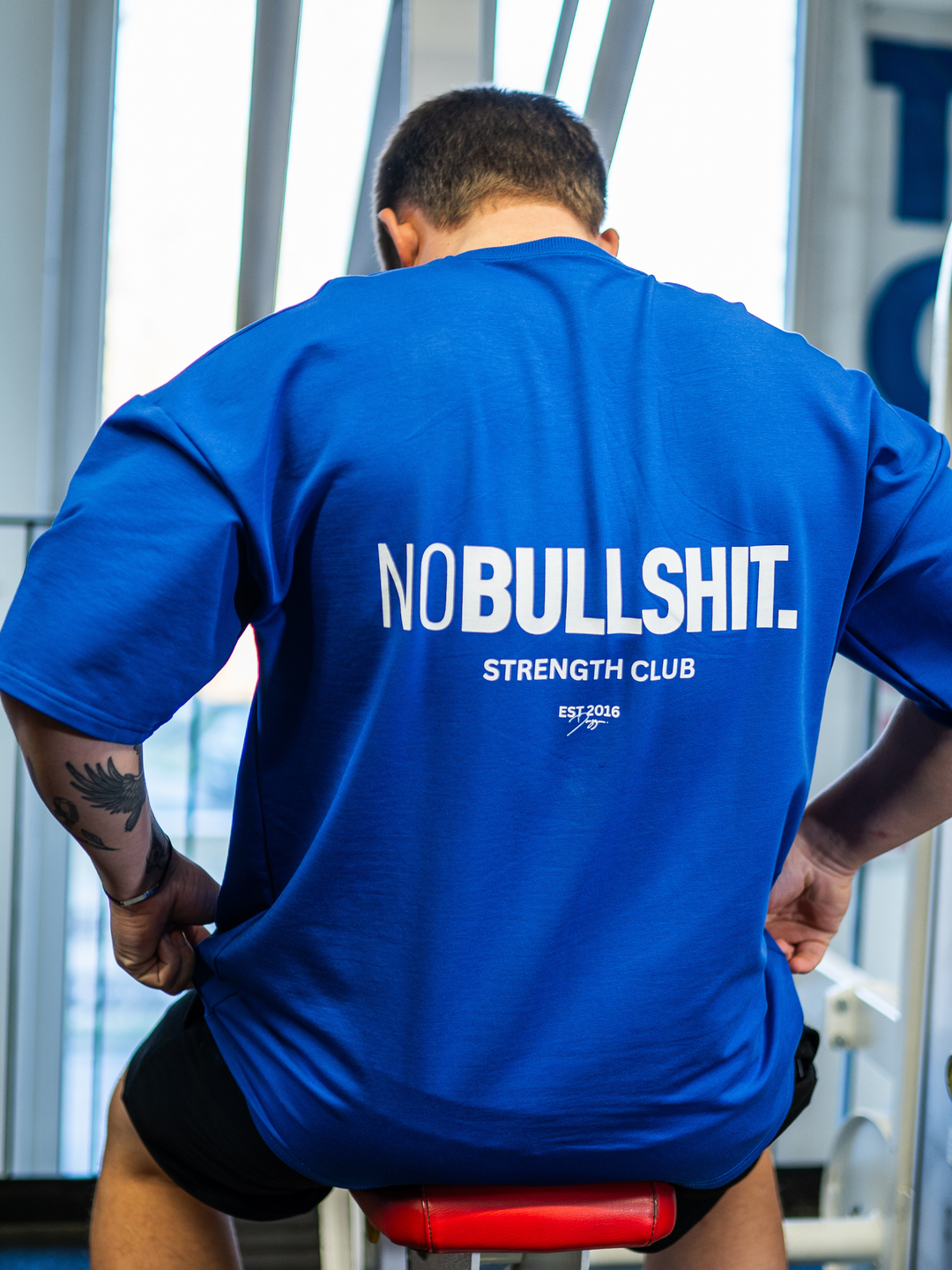 NBS Strength Club T-Shirt Blue